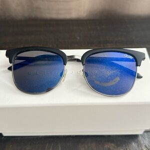Quay Black and Blue Sunglasses